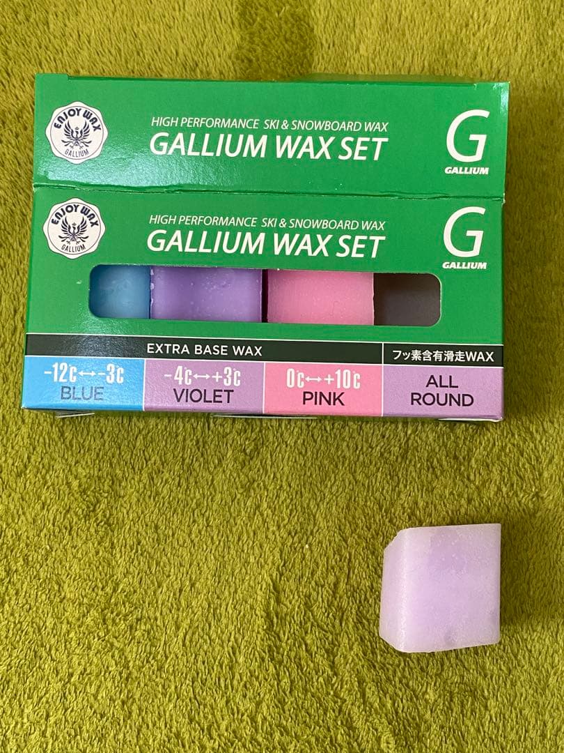 【中古】　GALLIUM ガリウム ワックス トライアルセット アイロン付き