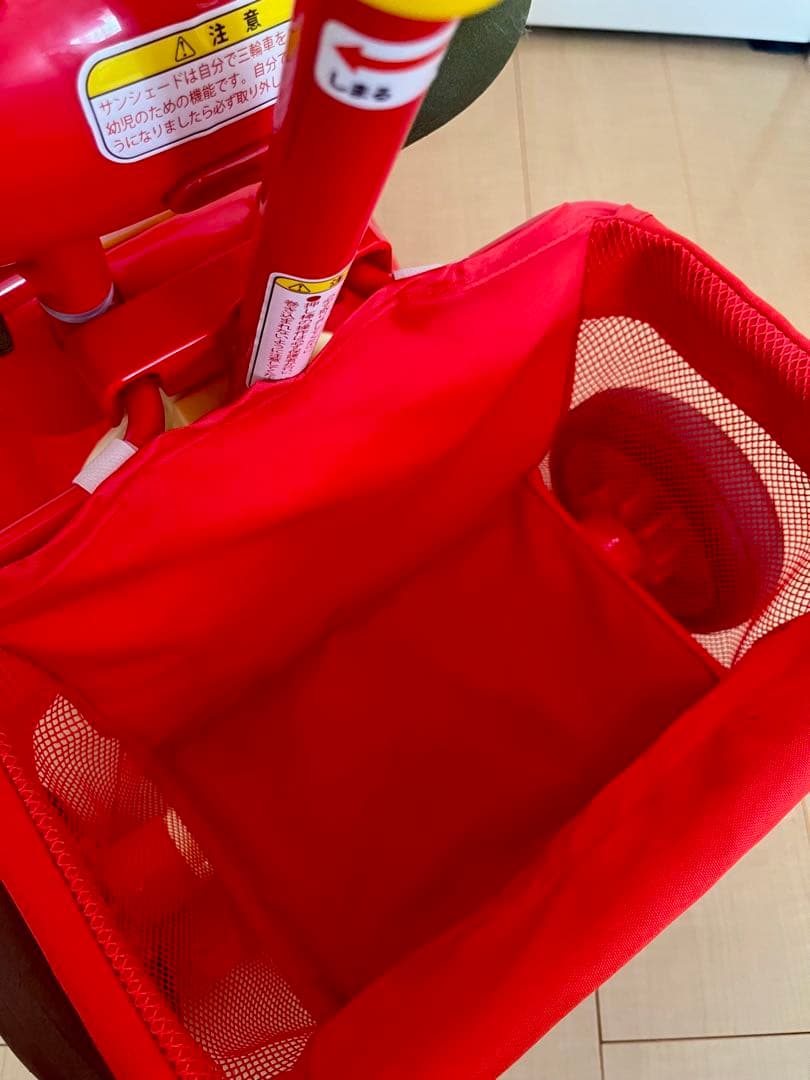 アンパンマン デラックスⅡ 三輪車 赤