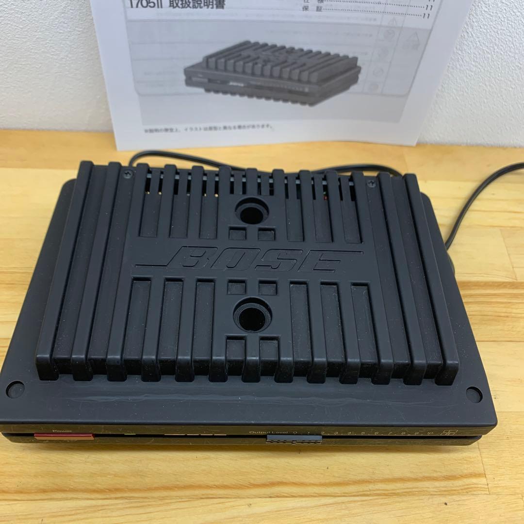 BOSE 1705Ⅱ ステレオパワーアンプ メンテナンス済 良好動作品