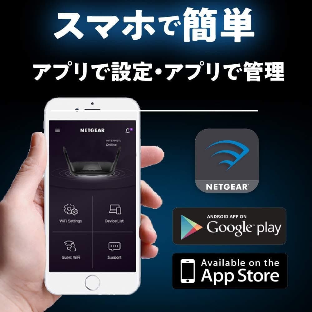 ネットギア WiFi ルーター 無線LAN WiFi6 11ax AX6600