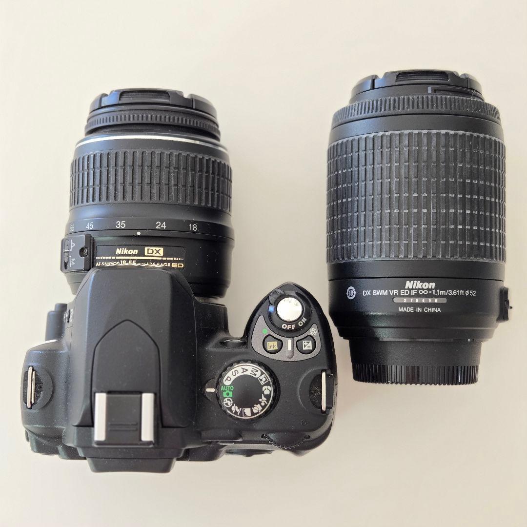 【ニコン】デジタル一眼レフカメラ Nikon D40x ダブルレンズセット