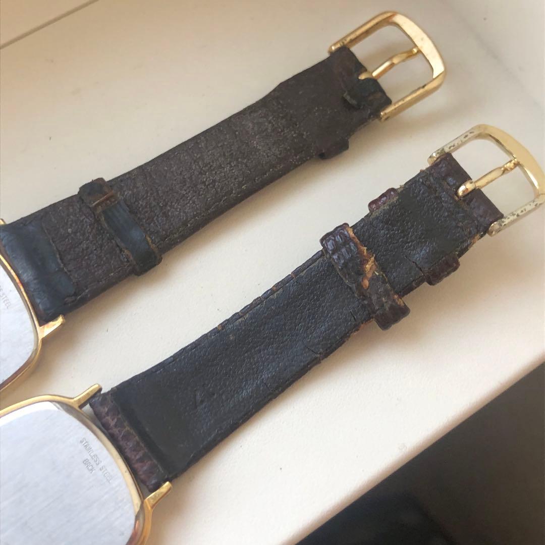 ロンジン　クラシック ゴールド スクエア 時計 2点セット