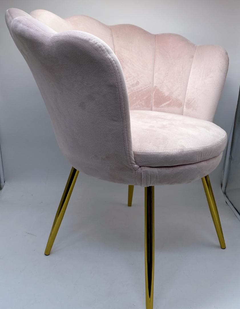 1人掛けソファ ドレッサーチェア ベルベット 北欧 モダン