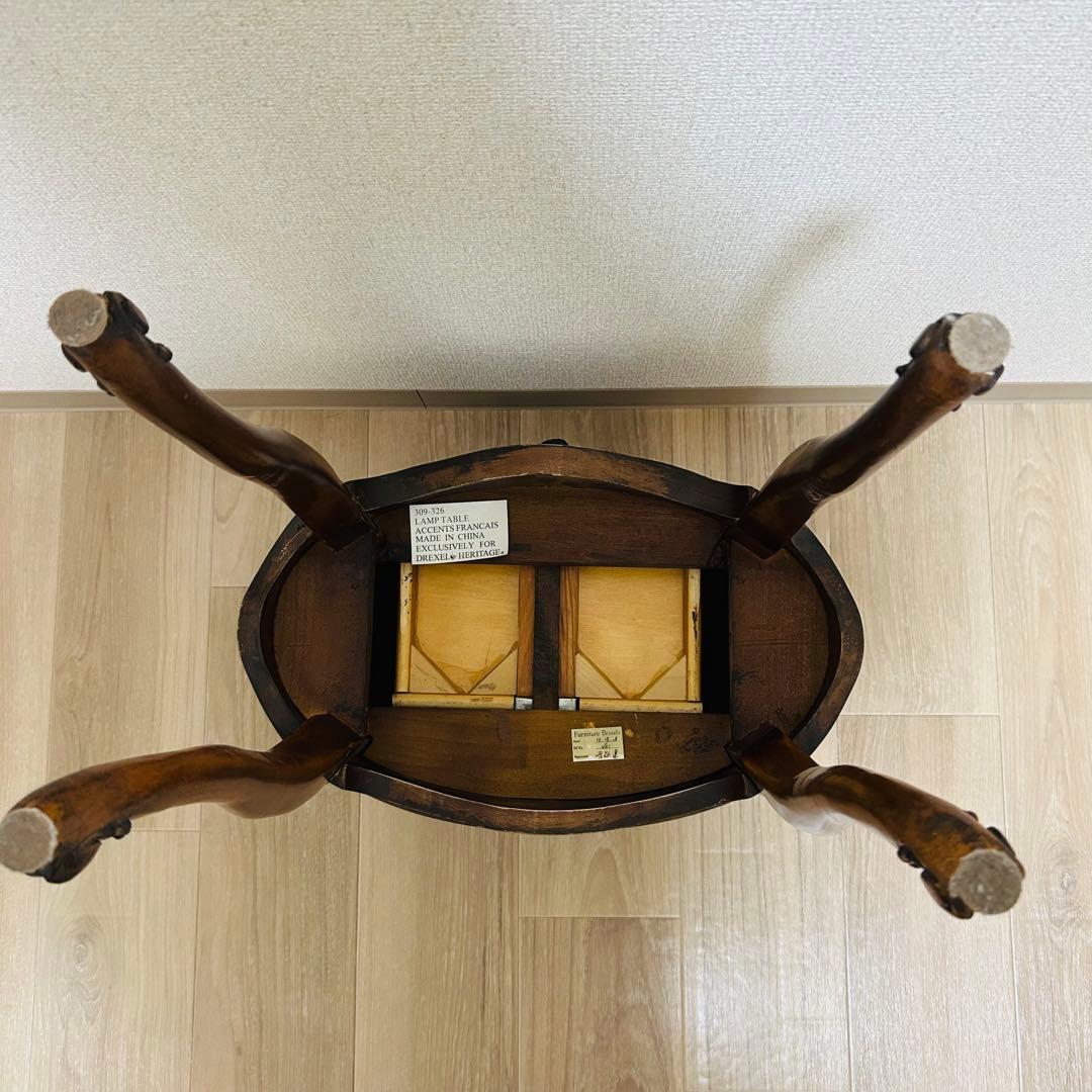 希少 DREXEL HERITAGE ドレクセルヘリテイジ 猫足 サイドテーブル