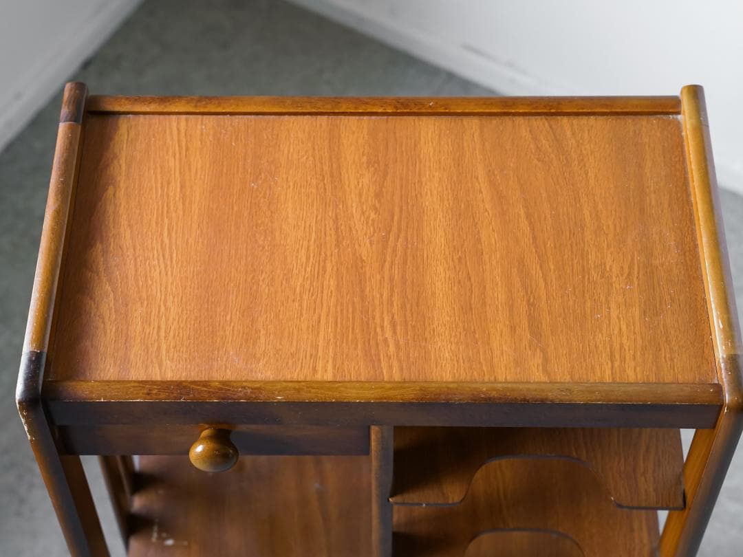 80's \"KOIZUMI\" ヴィンテージ 木製棚/ラック 収納 古道具 モダン