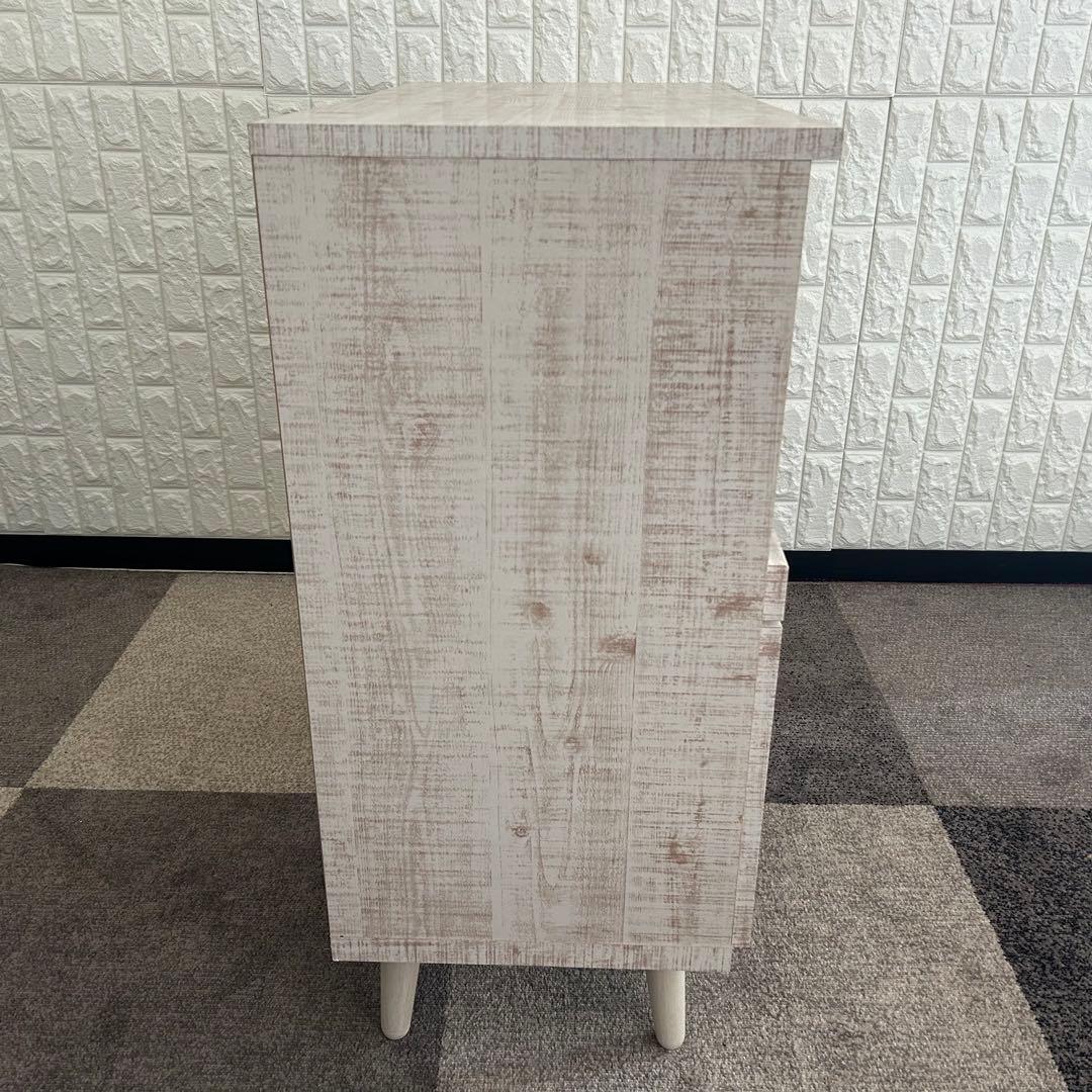 都内23区送料無料❗️ 大川家具　アンティークホワイト　キッチンボード✨