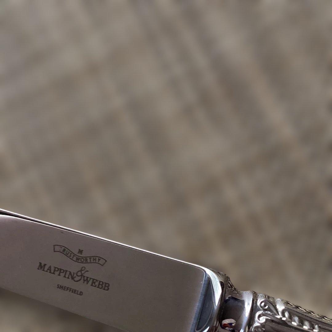 MAPPIN&WEBBシルバープレート製デザートナイフ4本セット》カトラリー