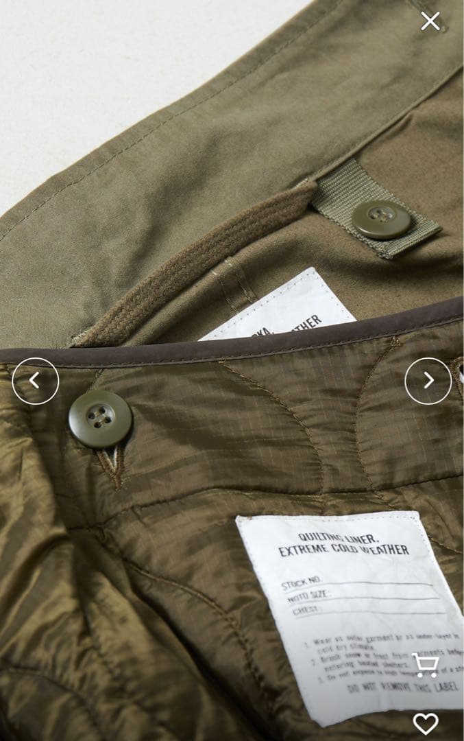 ◎フリークスストア　M65 ライナーモッズセットコート　オリーブ◎