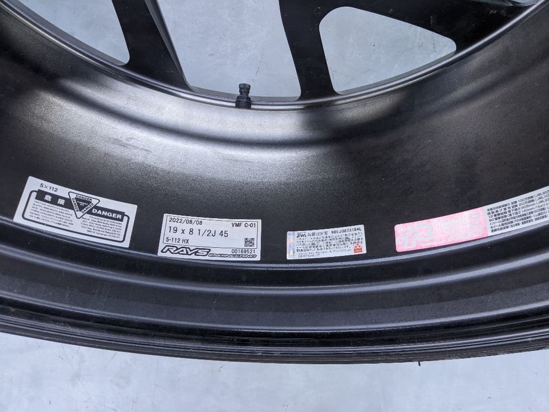 ベンツ等 輸入車に 鍛造 RAYS VMF C-01 FORGED 19インチ