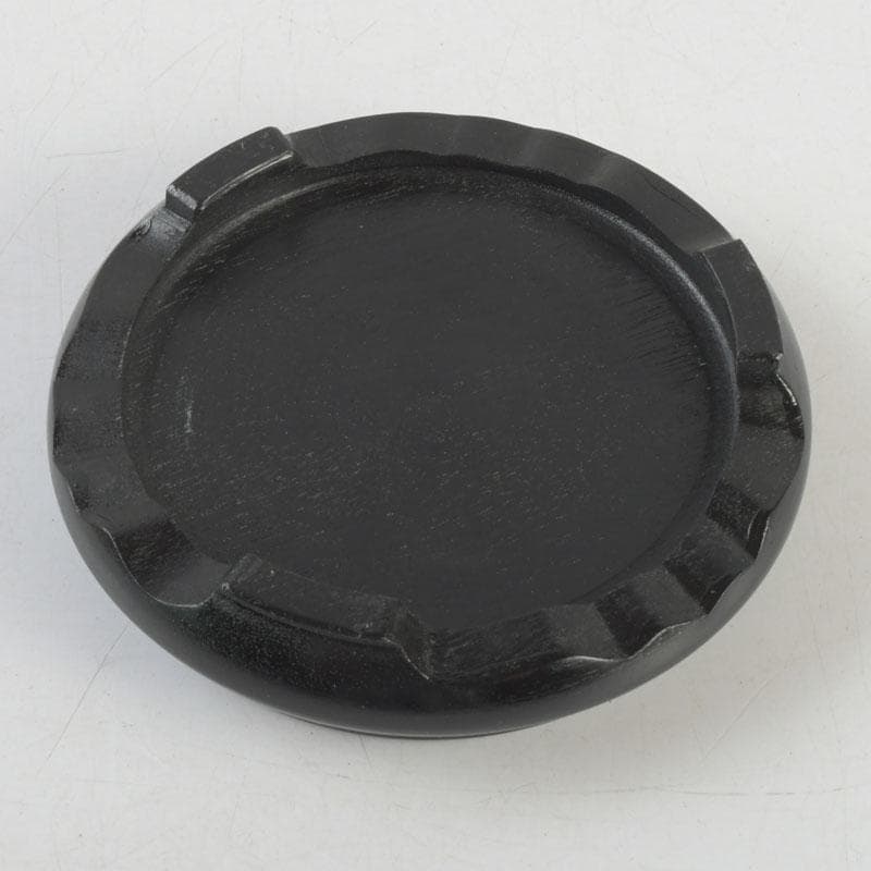 七宝焼　花文　花瓶　唐木台付　共箱　V　9254