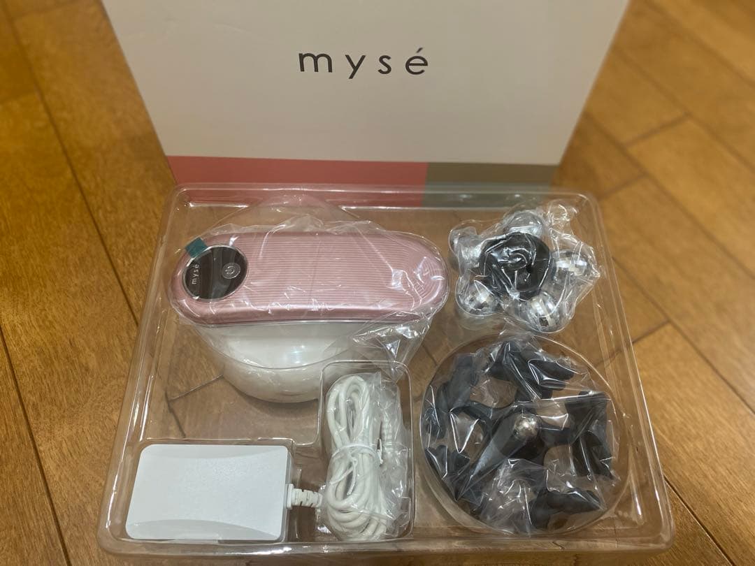 美品☆購入したばかり！新品未使用 myse(ミーゼ)ディープコア説明書ポーチ付き