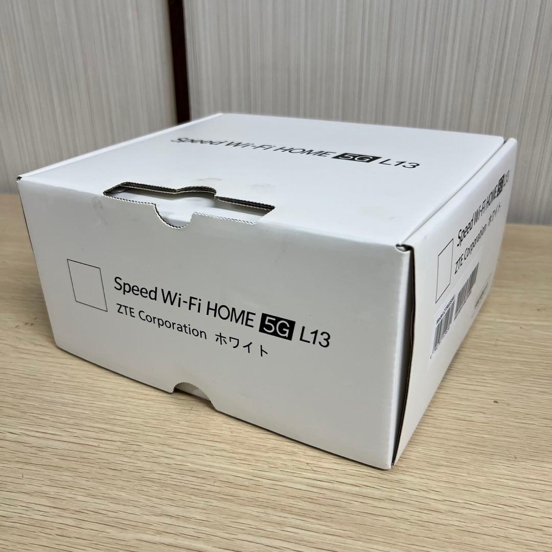 Speed Wi-Fi  5G L13 ZTR02 2024年製 D52