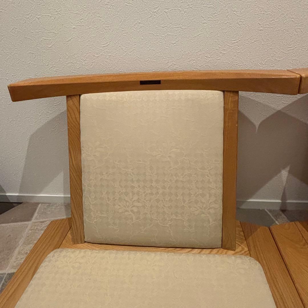 MORISHIGE 定価17万国内最高峰モリシゲ 水葉 和家具和室 座敷椅子2脚