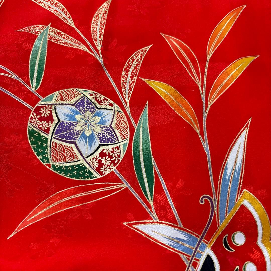 七五三　七歳正絹着物五点セット　未使用