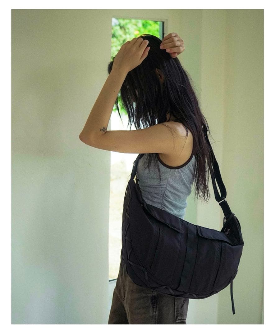 Taped Shoulder Bag IUGAMAKARAS ナイロンバッグ