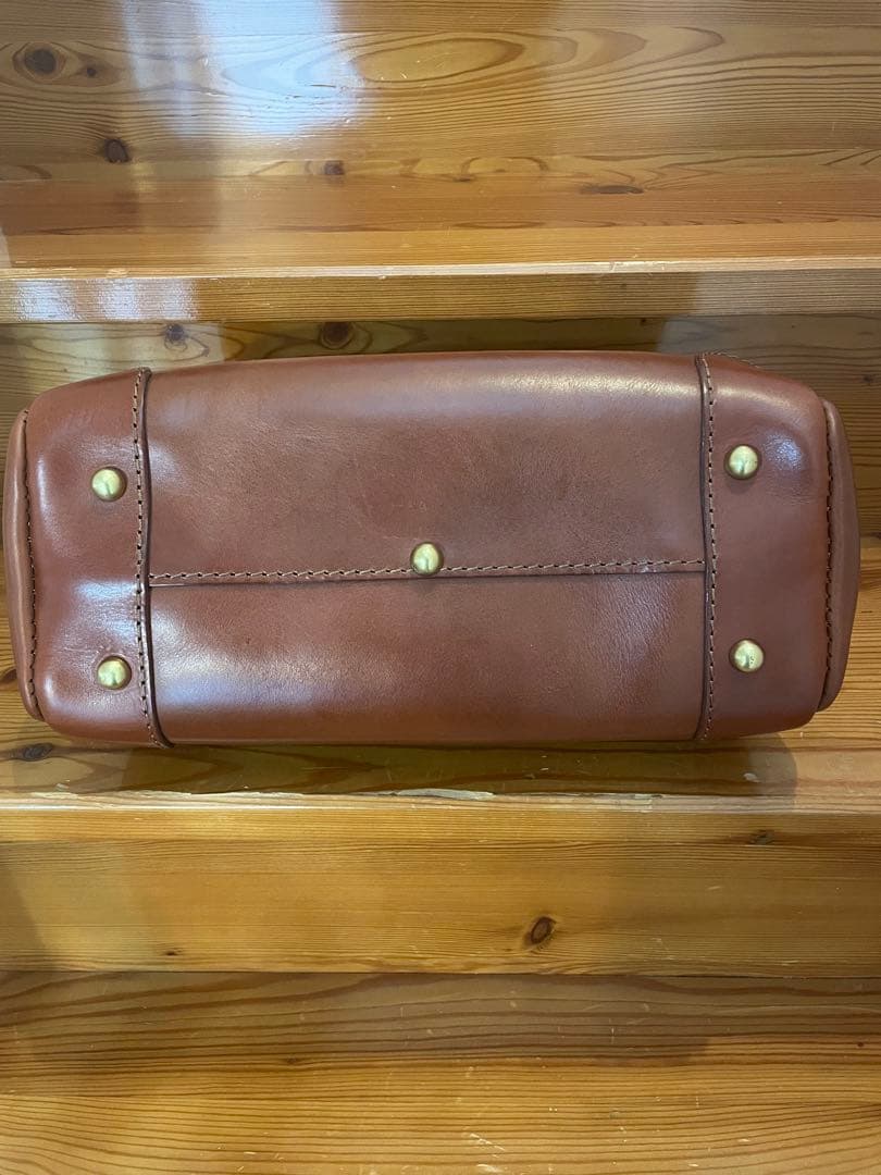 HERZ 2wayガレージミニボストンバッグ ブラウン