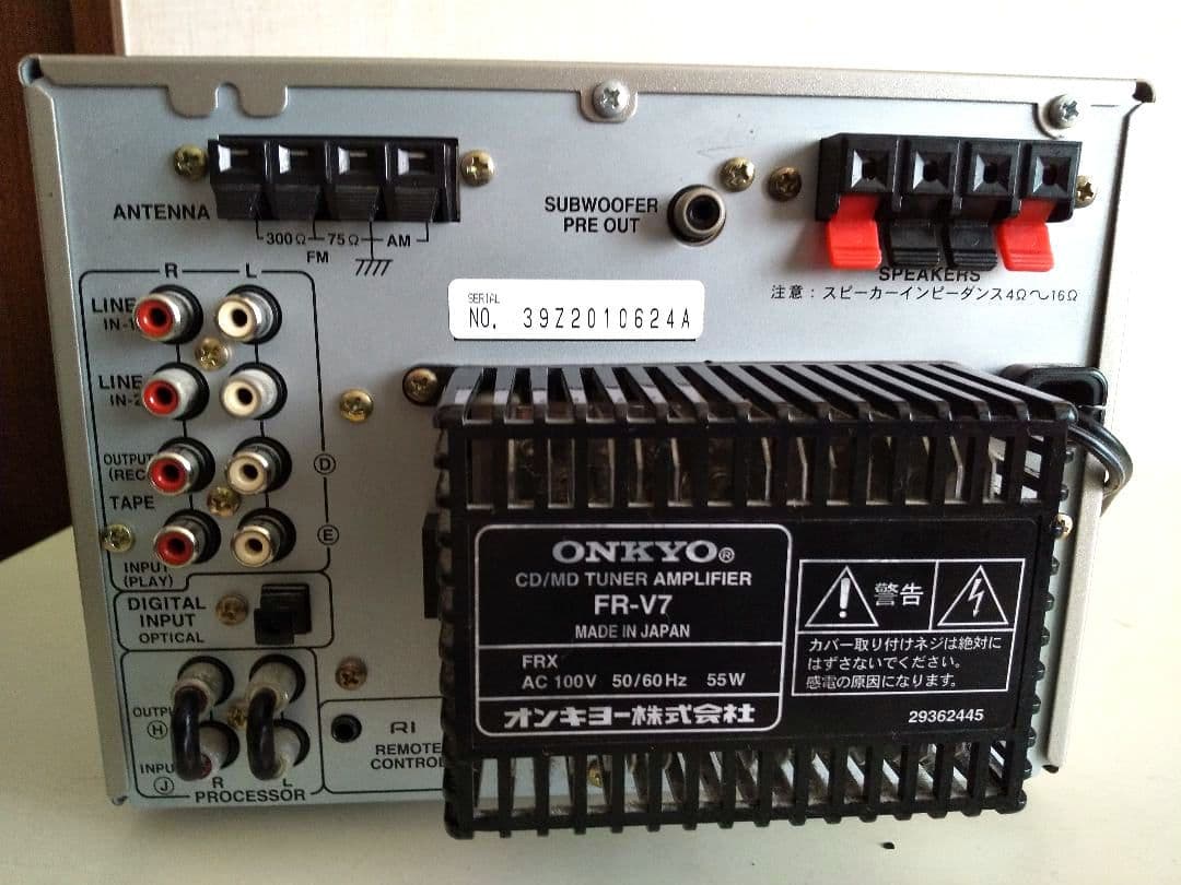 【正常動作品】ONKYO FR-V7(CDピックアップレンズ、ベルト新品交換済)