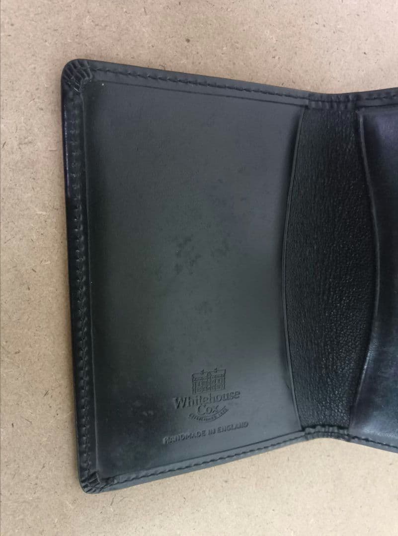 ホワイトハウスコックス　名刺入れ　ブラック
