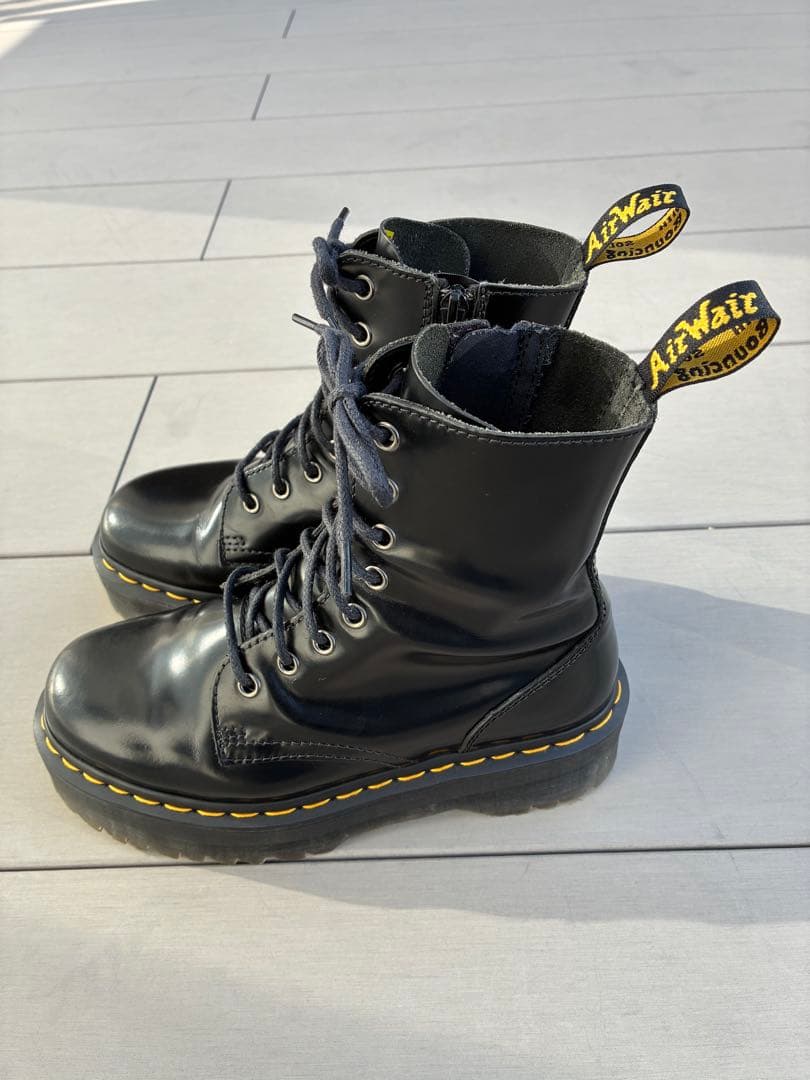 Dr. Martens ブラックJADON 8EYE BOOT 5 UK