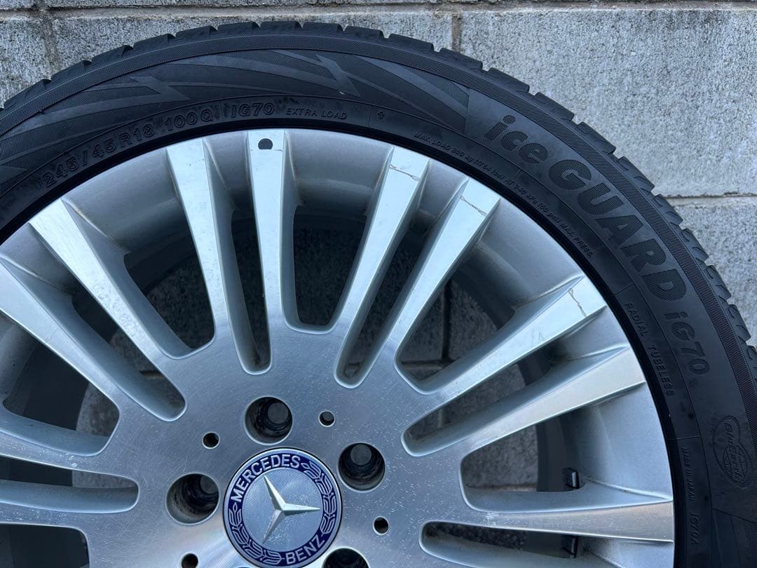 メルセデスベンツVクラス 18インチ スタッドレスタイヤ・ホイールセット