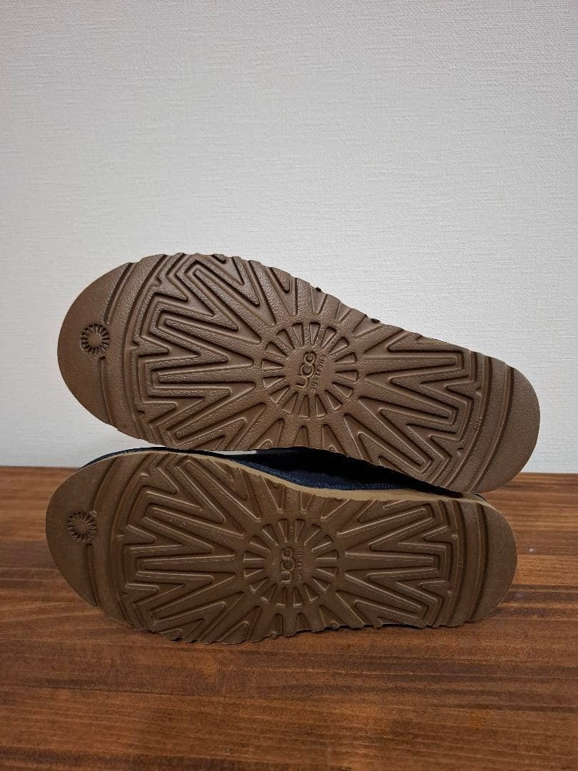 UGG ムートンブーツ 24cm ネイビー 試着のみ 未使用級