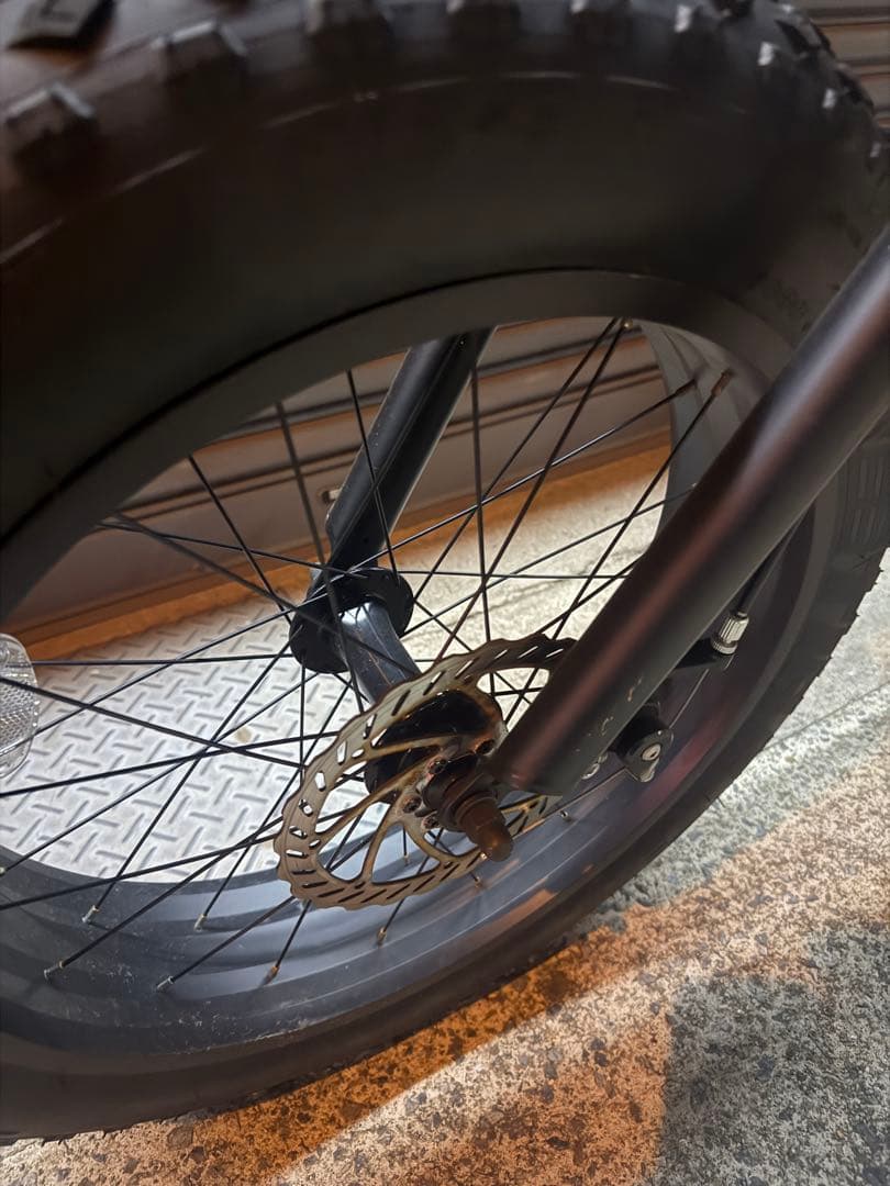 【引き取り・対面限定】bronx 20インチ　ファットバイク７段変則ギア