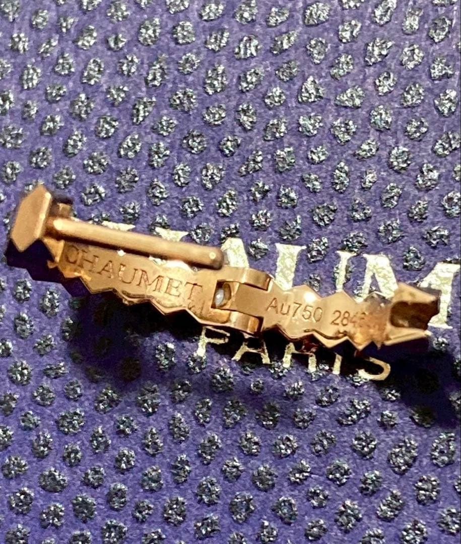 BEE DECHAUMET シングルフープピアスビードゥショーメ