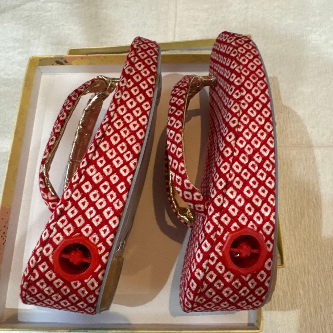 総額約6万円で購入！高島屋購入！正絹 被布　おまけの伊と忠草履と髪飾り付き