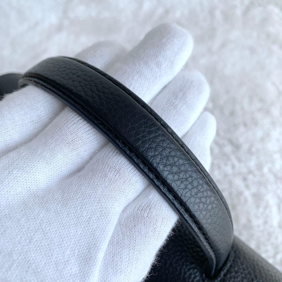 【ayaa】ほぼ未使用♪TOV トーヴ MIMI Mサイズブラックシボ革