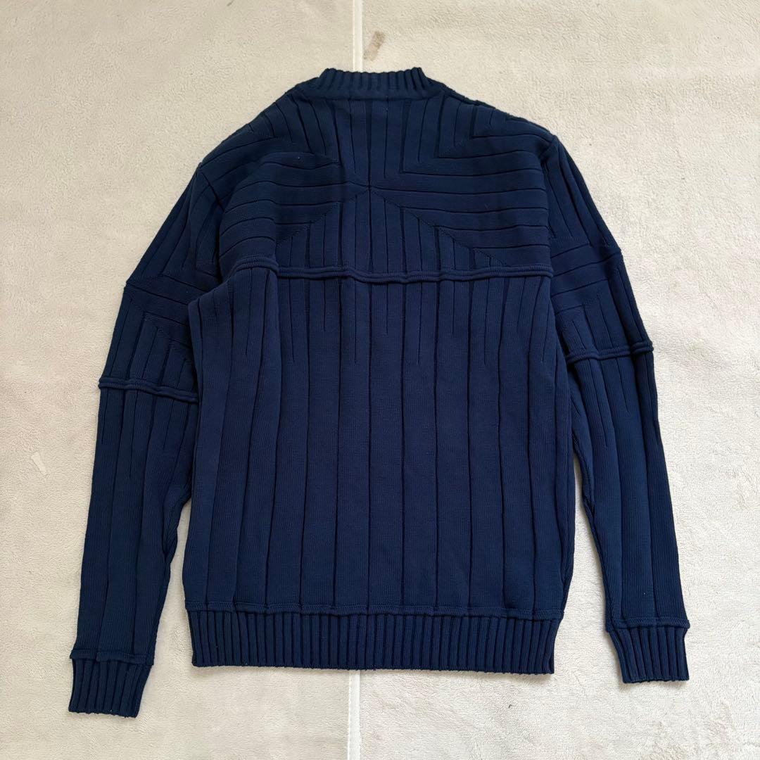 新品 タグ付き PASHU パシュ リブ編みセーター 3Dニット