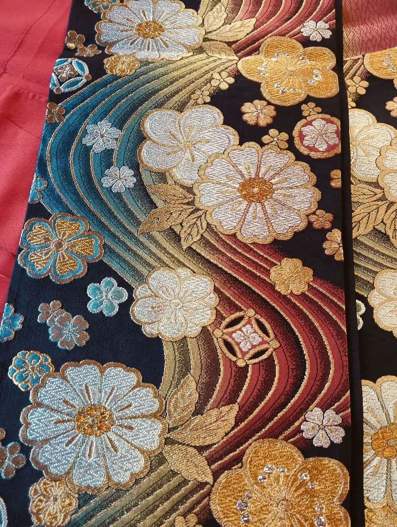 くるみ　トール　未着用振袖 フルセット　赤　無地　丈170 裄70　正絹