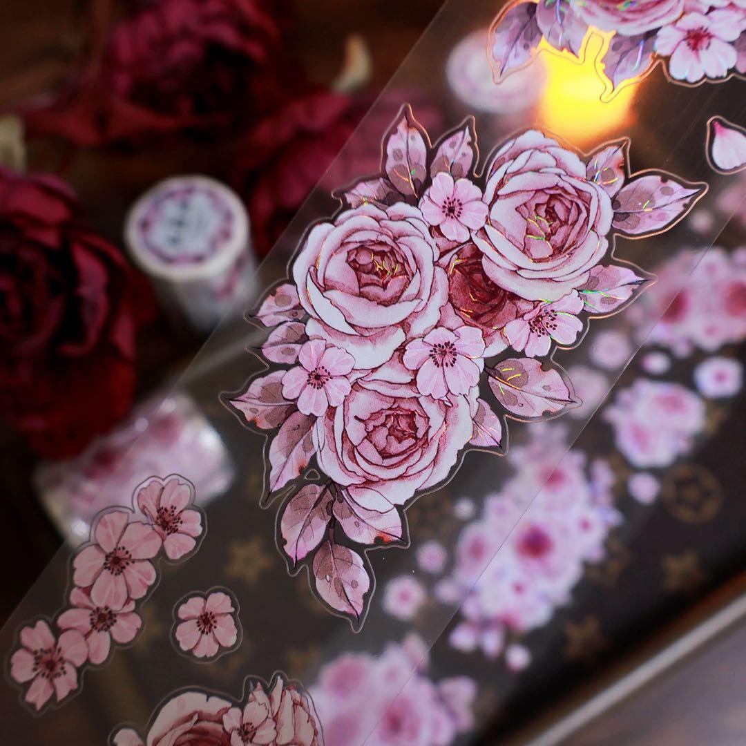 繁花文创《红颜旧》海外マスキングテープ　マステ 【2657】