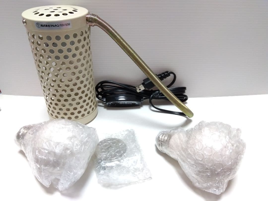 マルカン ヒートセラミック 60W 保温電球 カバー付 交換球 ２点 鳥 小動物