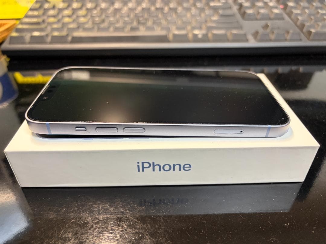 iPhone 14 128GB ブルー 中古美品 バッテリー 92%