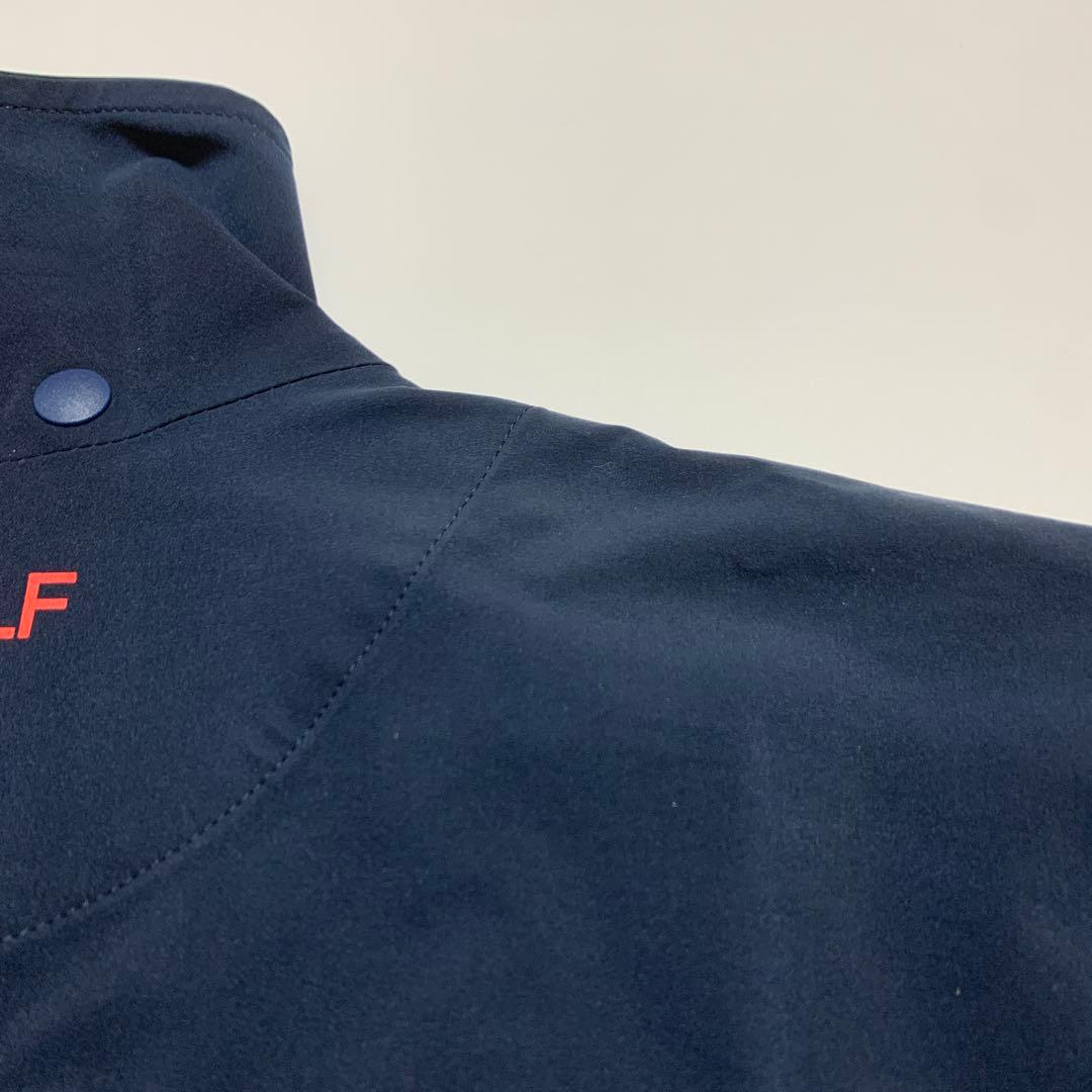 BEAMS GOLF ナイロンジャケット コーチジャケット　ネイビー　L