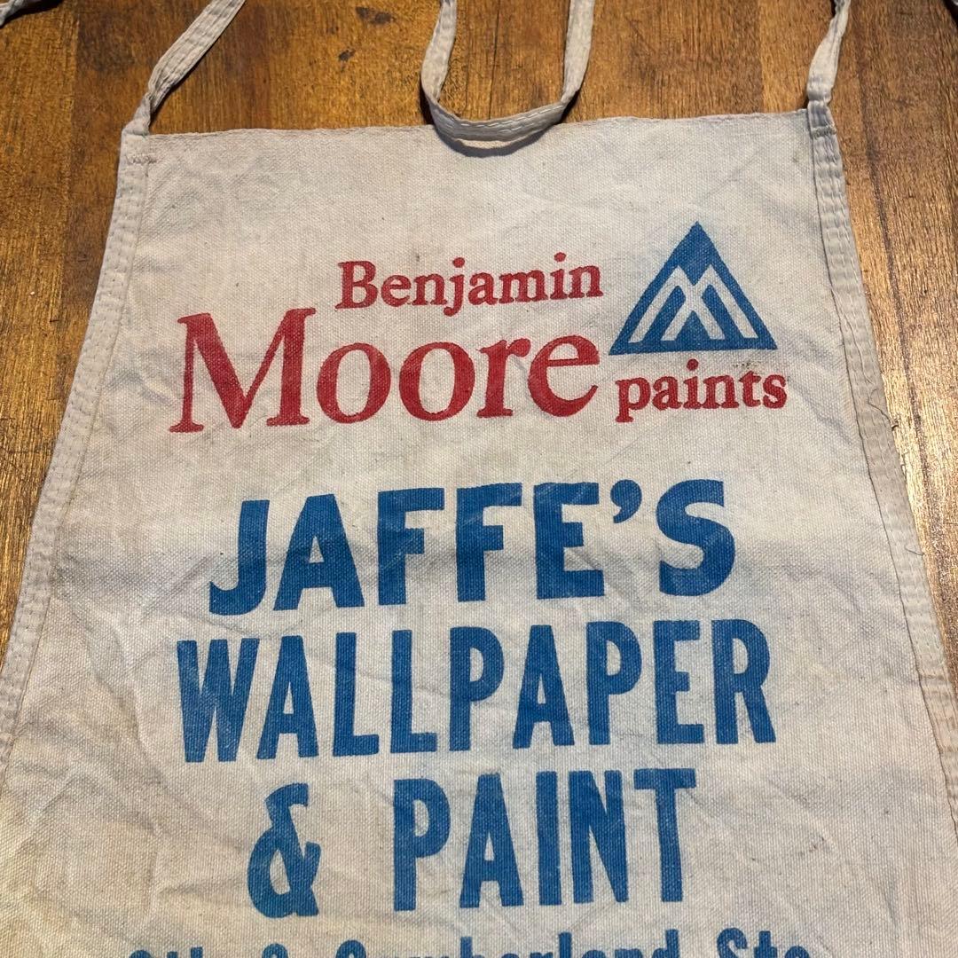 アメリカ ヴィンテージ ワークエプロン Moore paints 当時物