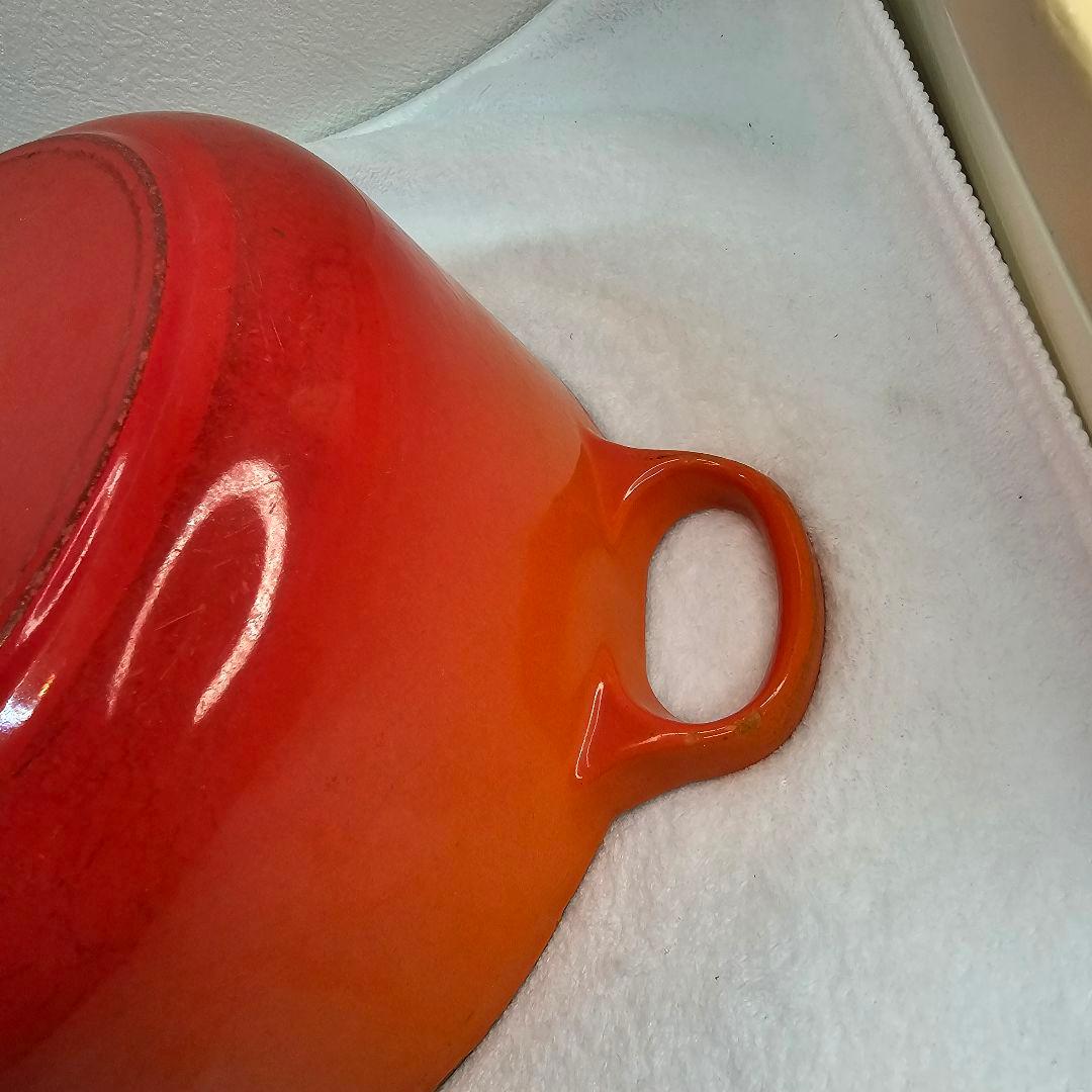 Le Creuset ル・クルーゼ 両手鍋 20CM オレンジ