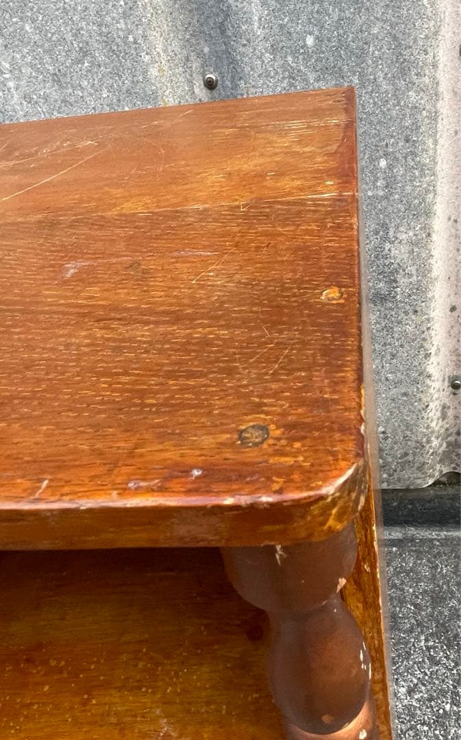 稀少/古道具/レトロ/無垢材/ガラス棚/飾り棚/棚/キャビネット/小引き出し/③