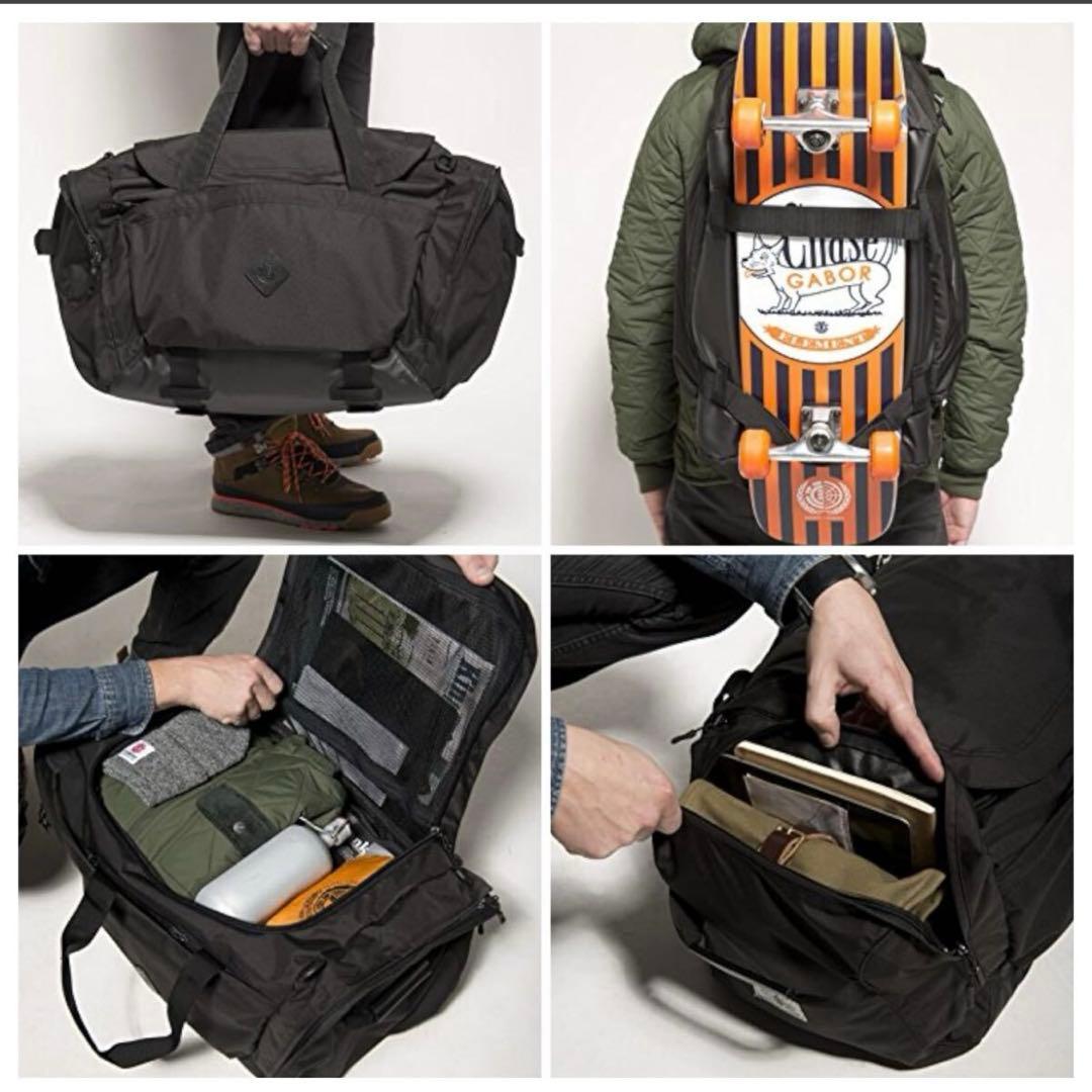 新品エレメントElementボストンバッグ60Lスケーター大容量 2WAYスケボ