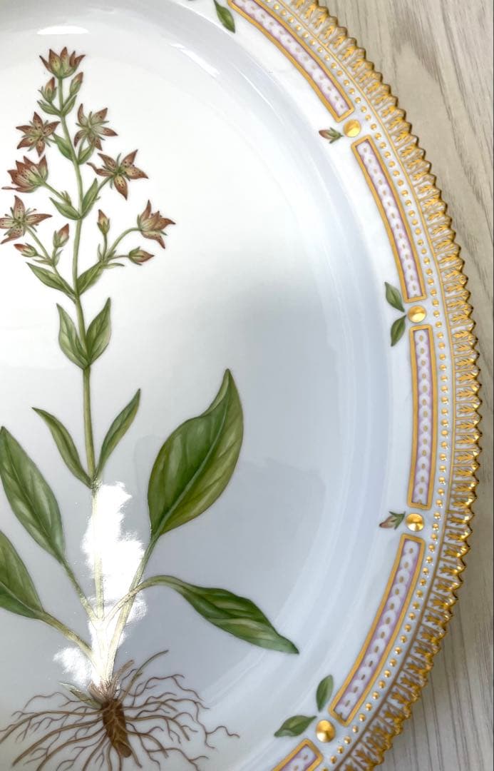 ちゃんおがわロイヤルコペンハーゲン　フローラダニカ　大皿　オーバル