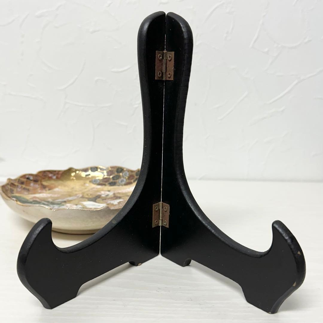 ★2395 京焼 「人物図皿」 大日本京都安田製 明治時代 金襴手