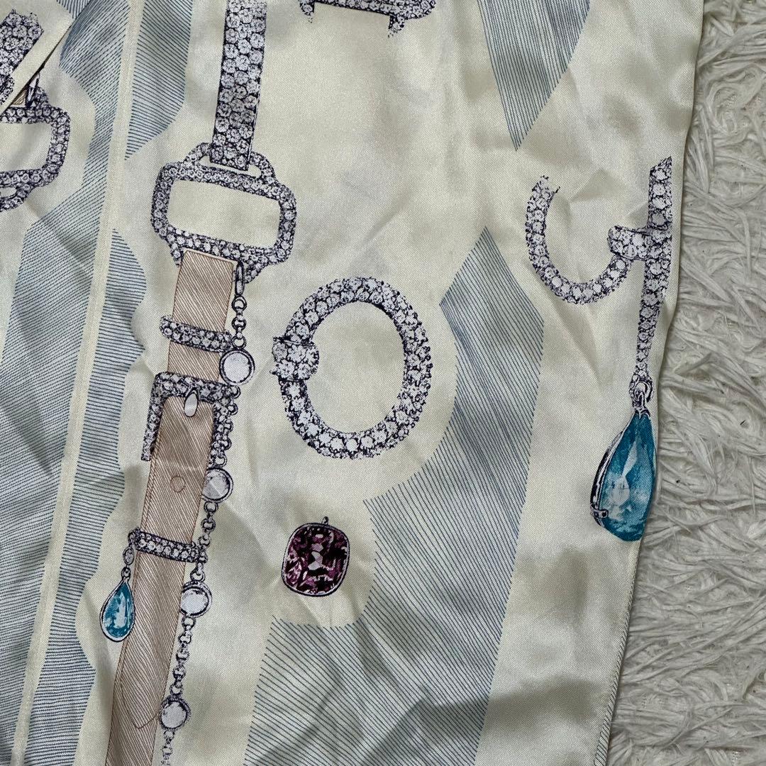 新品未使用タグ付き　エルメス　シルク100% カレ ワンピース ツイルレーヌ