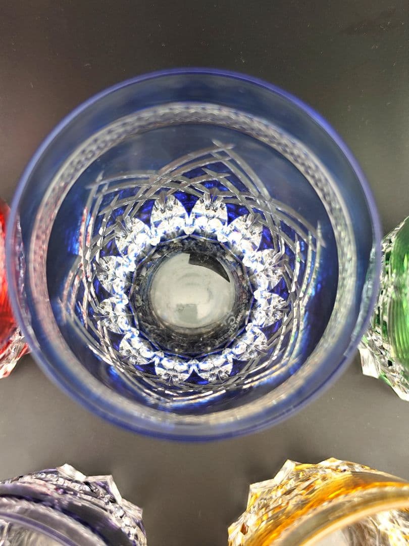 カガミクリスタル サンクラール 5客 江戸切子（切子、江戸切子、薩摩切子）
