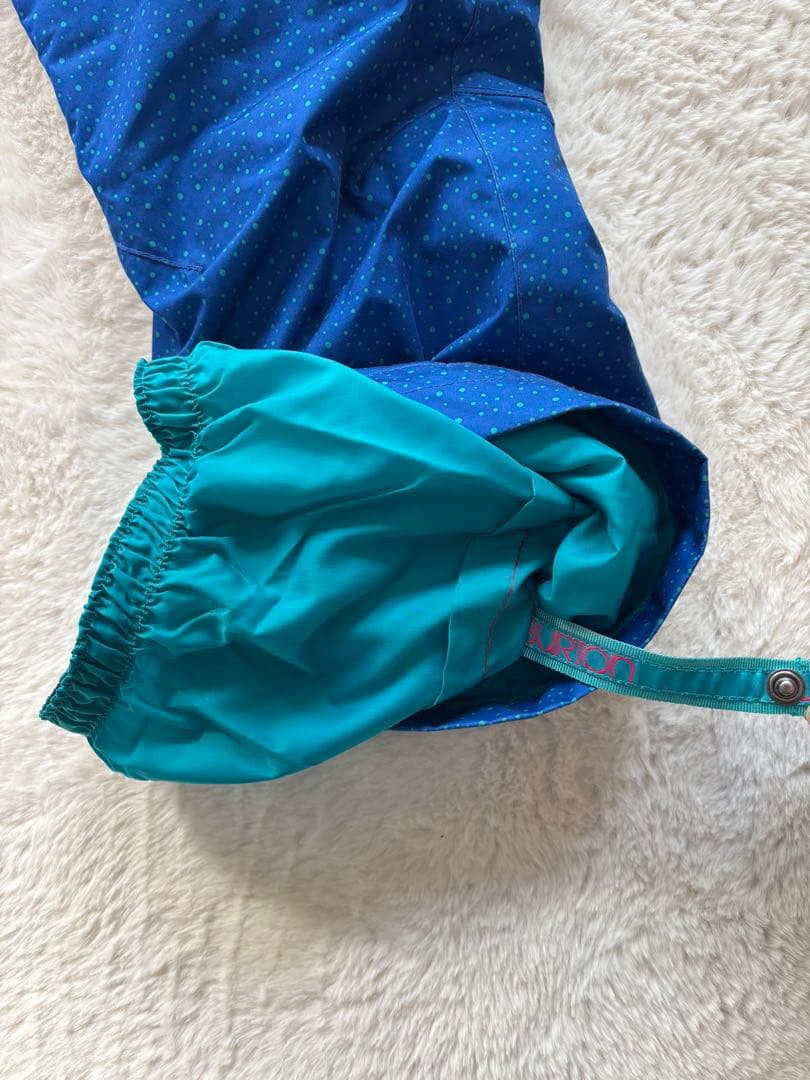 子ども用スノーボードウェア（紫・青）