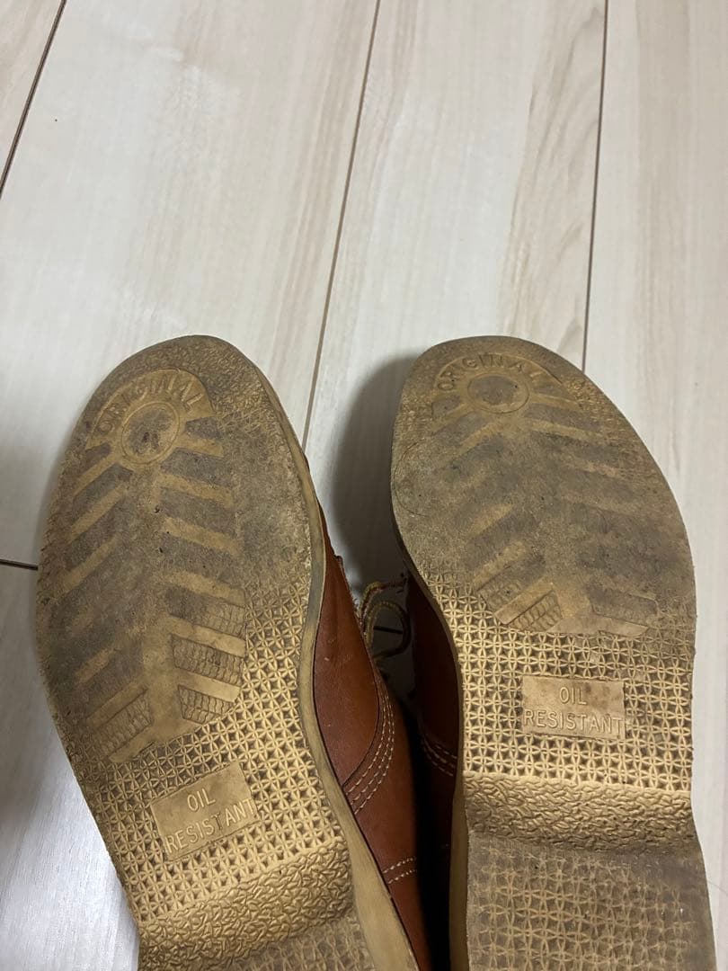 ビンテージ 黒タグ チペワ オックスフォード ローカット モカシン ブーツ