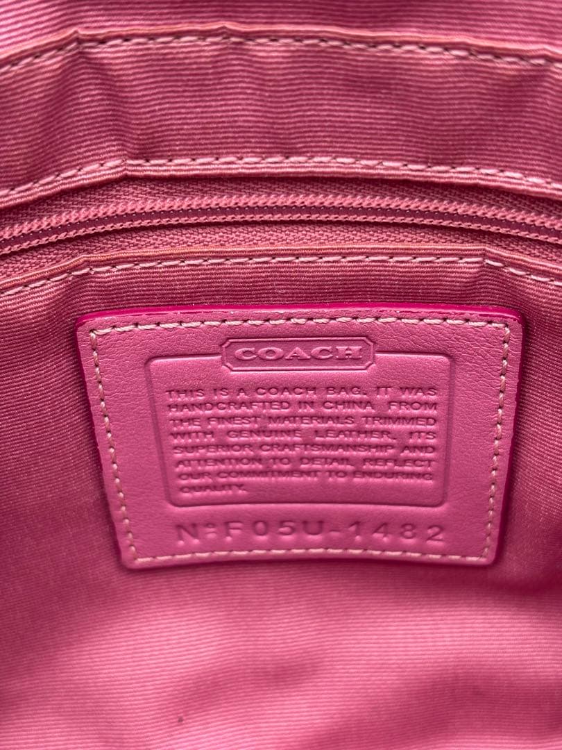 希少 COACH コーチ ソーホー シグネチャー ワンショルダーバッグ 1482