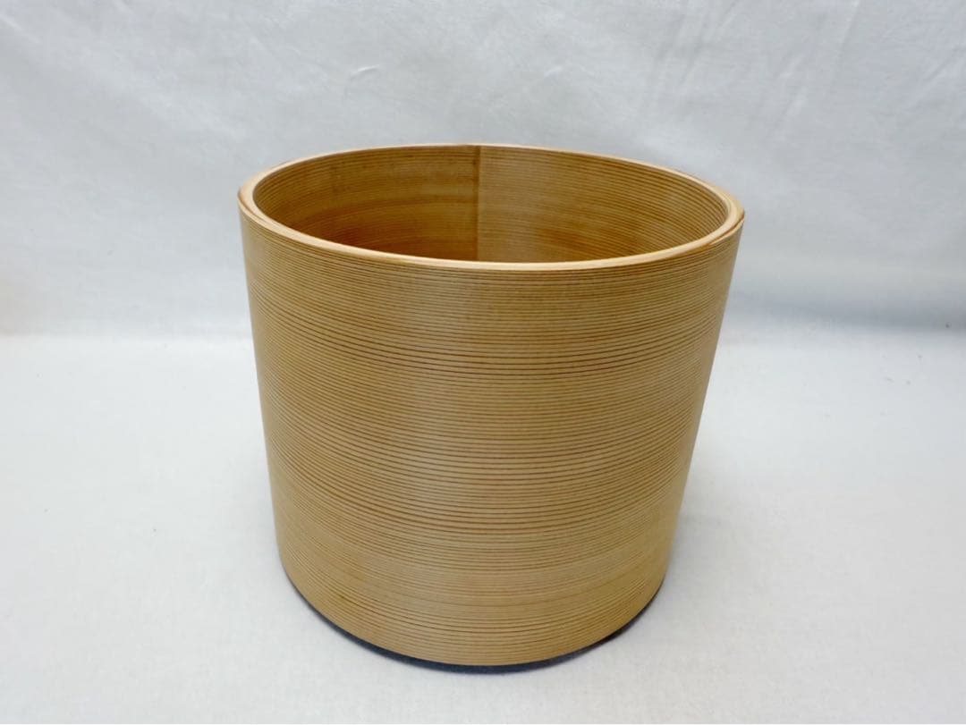 未使用 茶道具 杉木地 曲水指 綴目 煎茶道具 水差し 紙箱