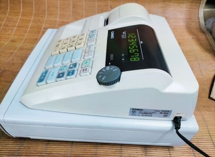 カシオレジスター　100ER　簡単便利特殊　送料込　000121