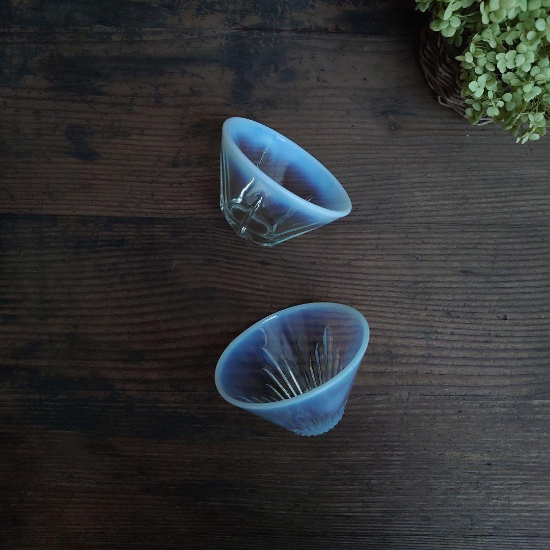 【ご成約】染付 線描 花クルス文 7寸皿と 骨董の器 おまとめ