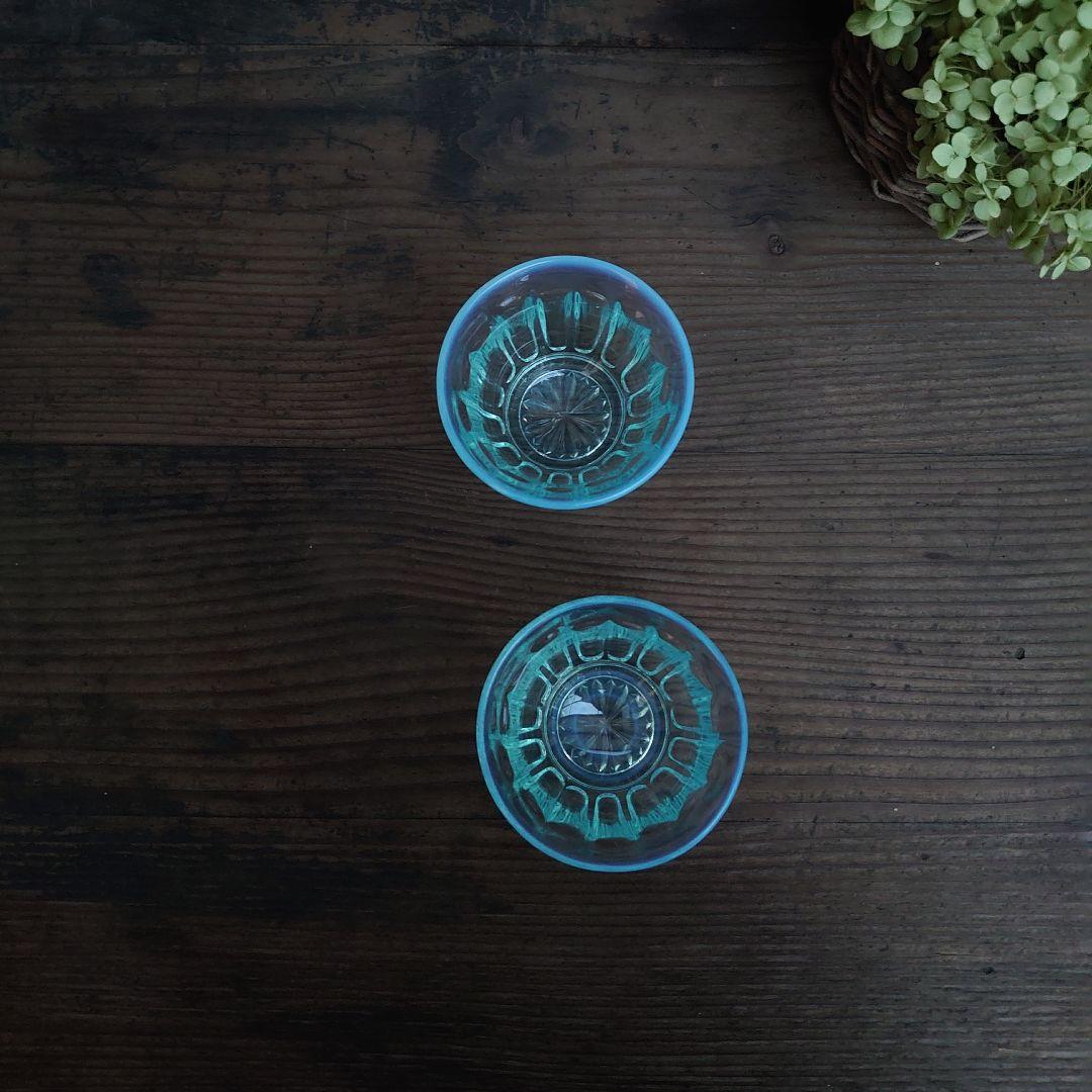 【ご成約】染付 線描 花クルス文 7寸皿と 骨董の器 おまとめ